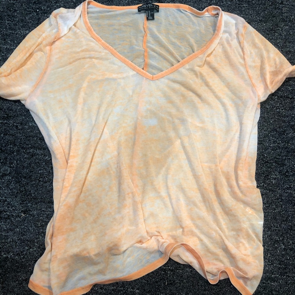 Soft and flowy orange shirt